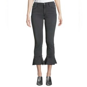 WORN ONCE • Black Orchid Stella High-Rise Ruffle Fray (Smoke Me Out) • Size 29👖